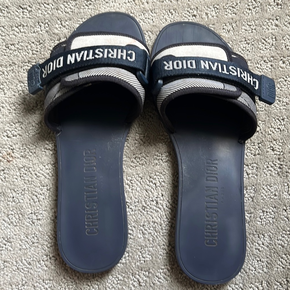 Christian Dior pool slides